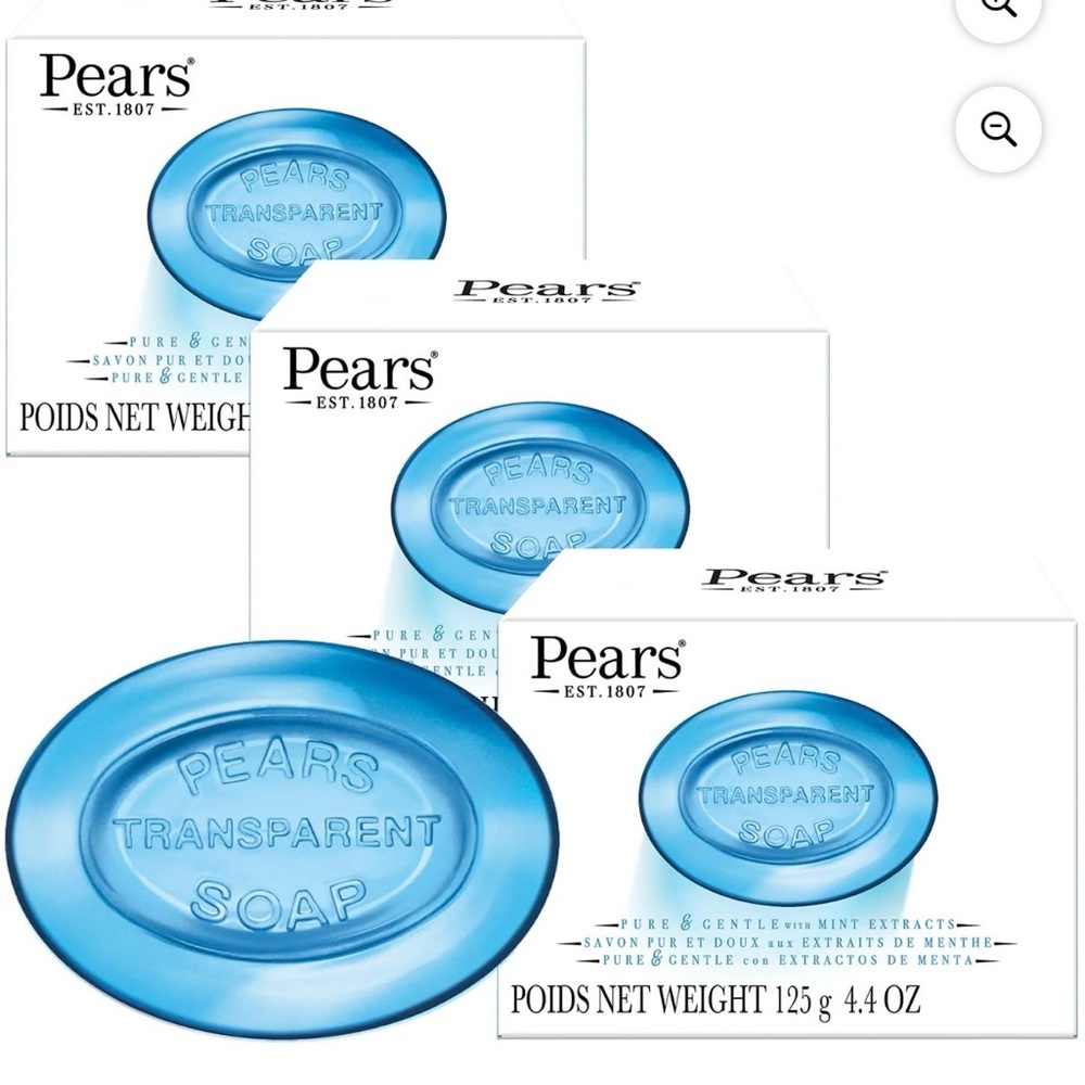 Blue Transparent Soap - Dermatologist Tested - Picture 3 of 3